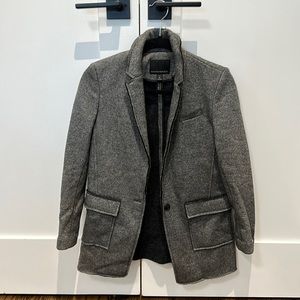 Grey wool blazer